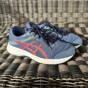 Asics Shoes‎ Womens Size 8 Gel Contend 6 1012A571 Blue Running Sneakers
